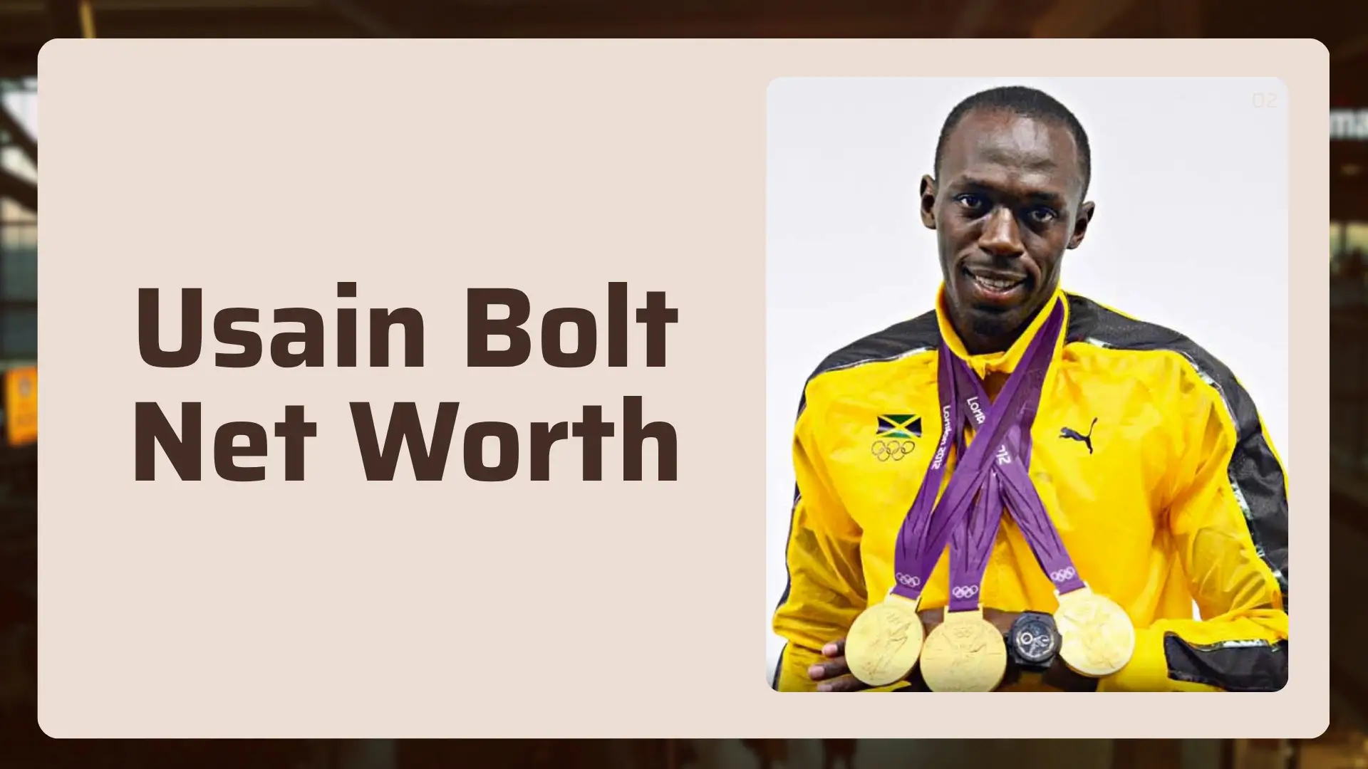 Usain Bolt Net Worth